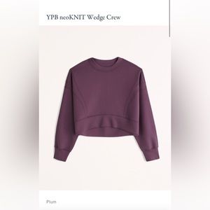 YPB neoknit wedge crew